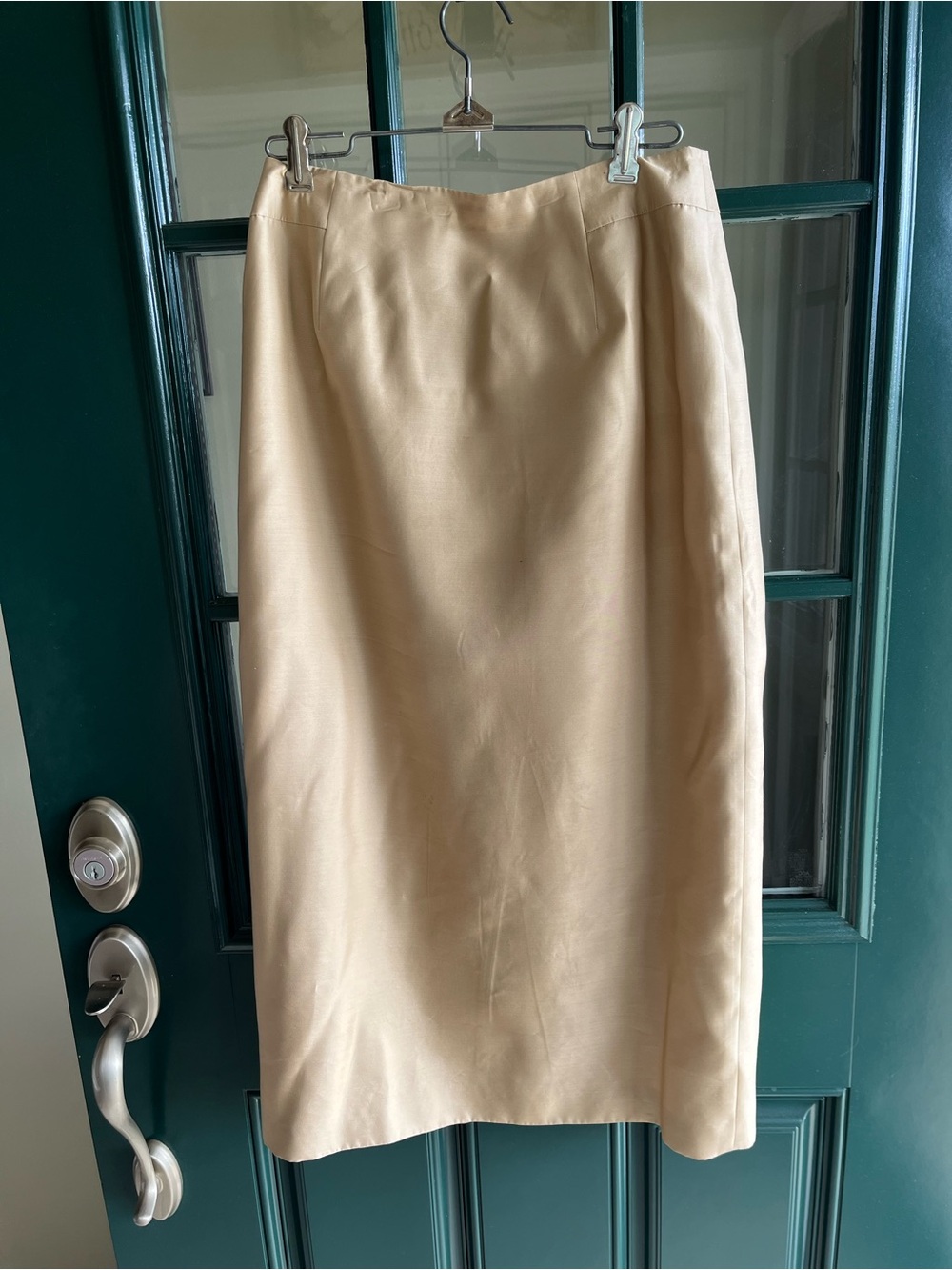 Talbots Gold Pencil Skirt - Classic Tailored Fit